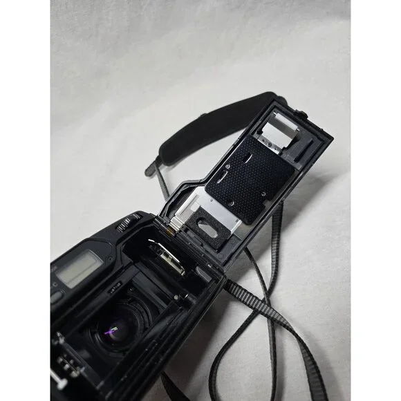 Pentax Zoom-90 Black Tele-Macro Auto Focus Point & Shoot Film Camera With Case - Picture 7 of 16